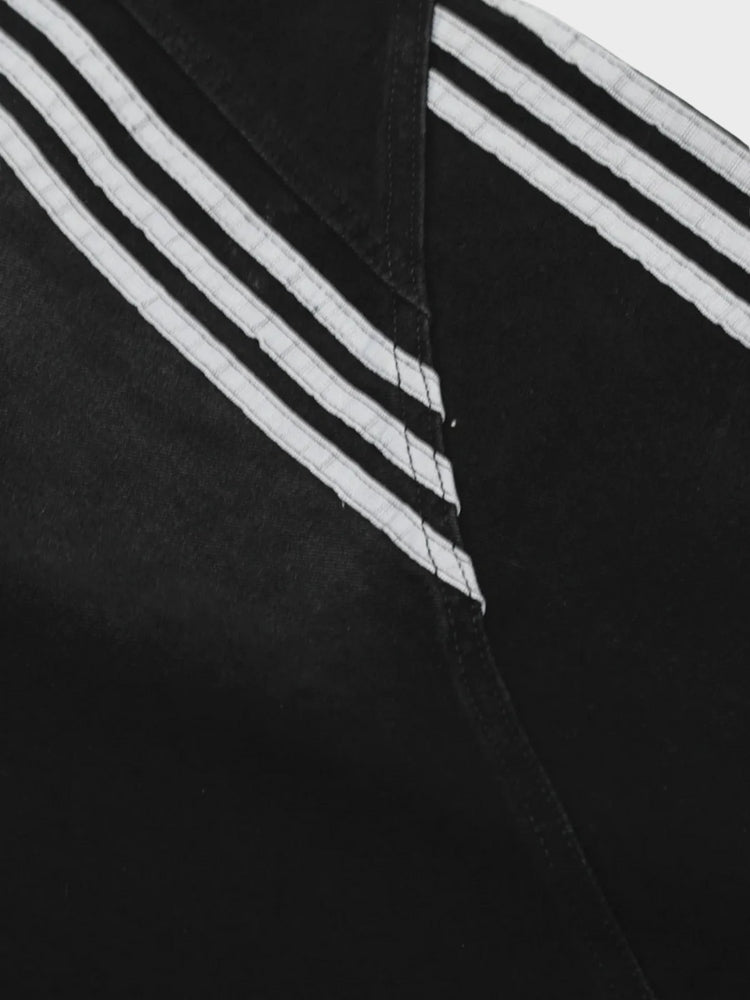 DCRB Striped Barrel Denim Jeans