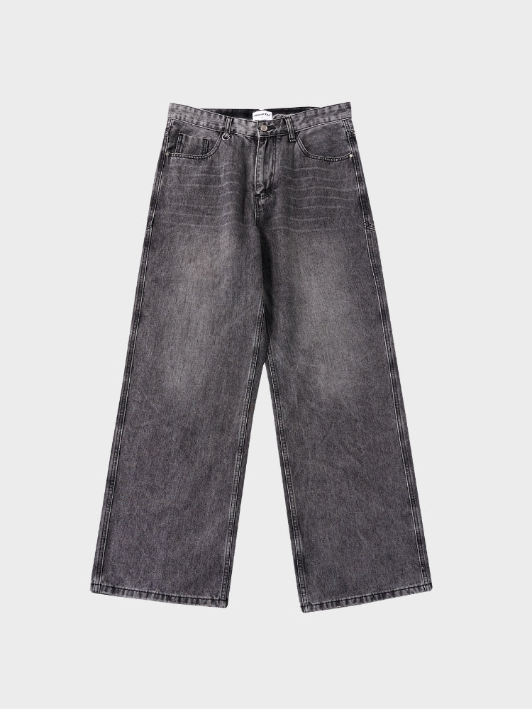 DCRB Baggy Denim Jeans - Black/Grey