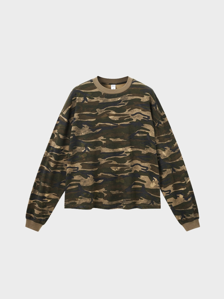 DCRB Camo Boxy Fit Longsleeve