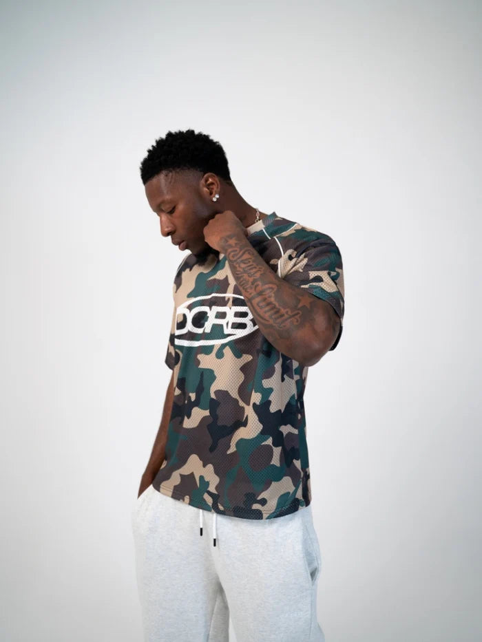 DCRB Camo Football Tee