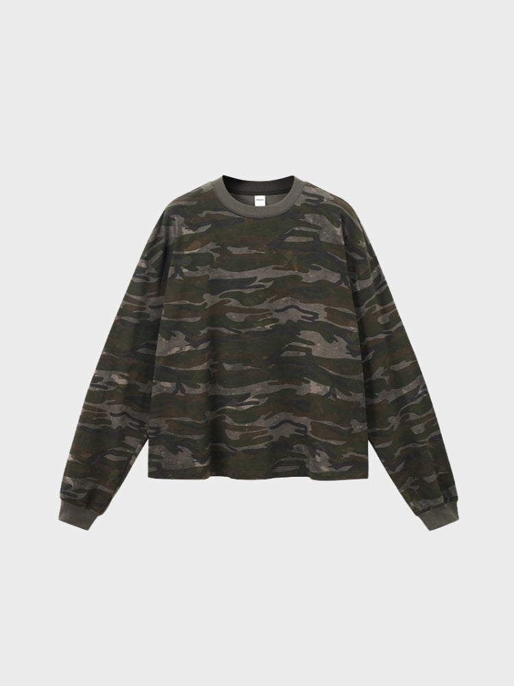 DCRB Camo Boxy Fit Longsleeve