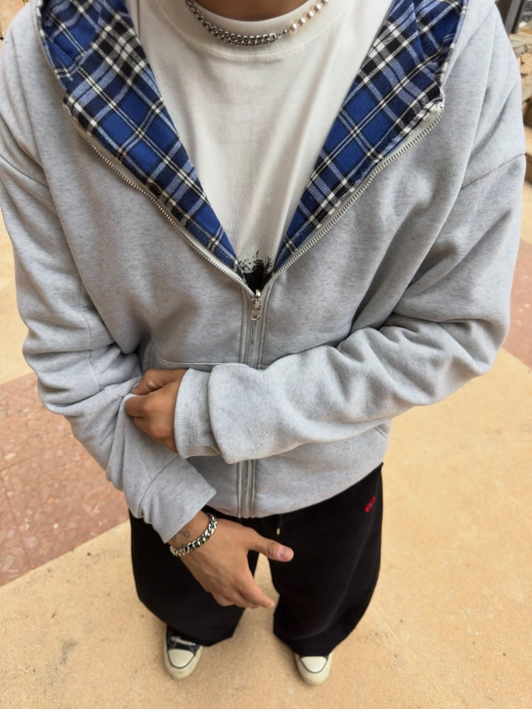 DCRB Inside Out Checkered Zipper