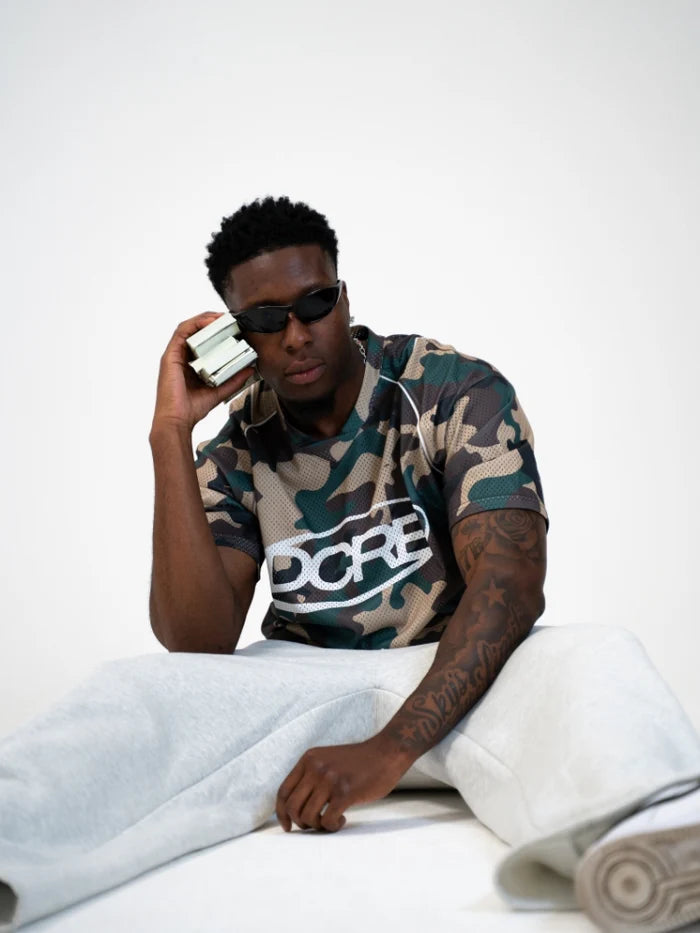 DCRB Camo Football Tee