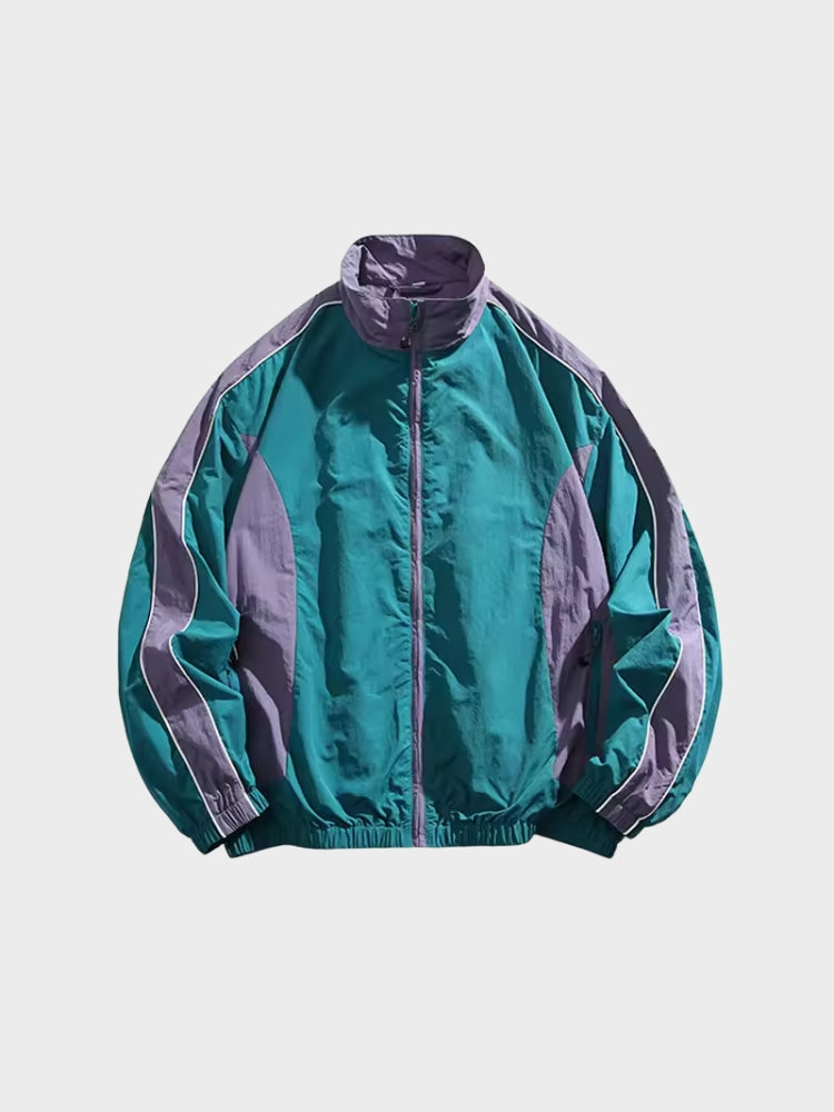 DCRB Vintage Varsity Waterproof Track Jacket