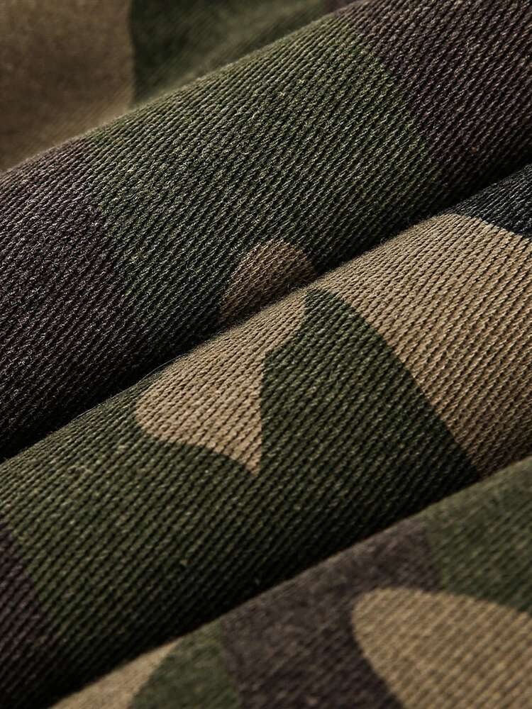 DCRB Camo Zipper with Fur Hoodie