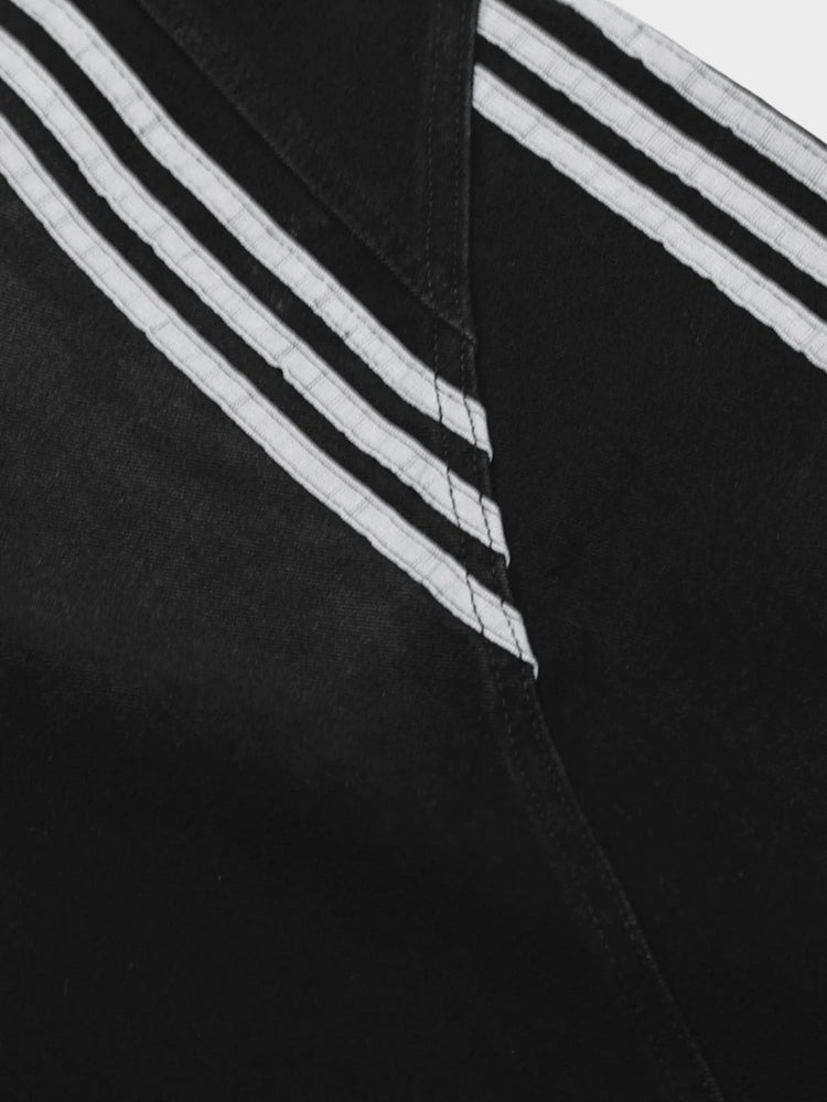 DCRB Striped Barrel Denim Jeans