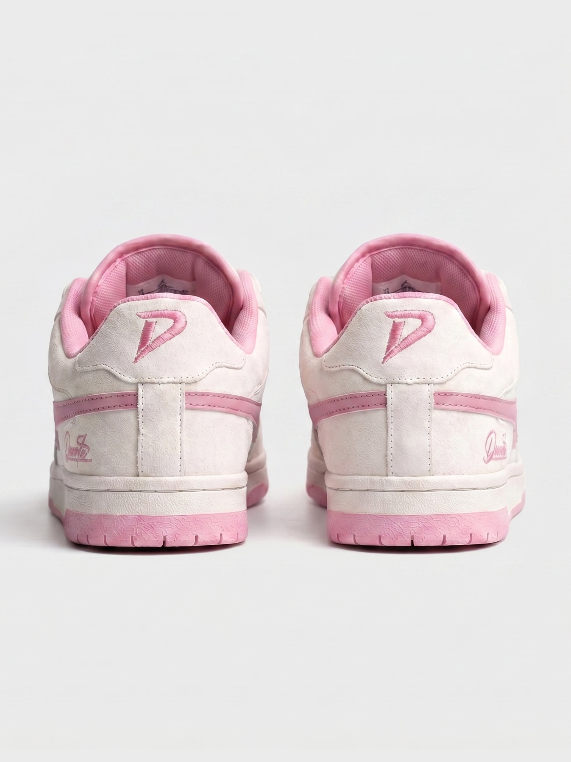 DCRB Blush Suede Sneakers