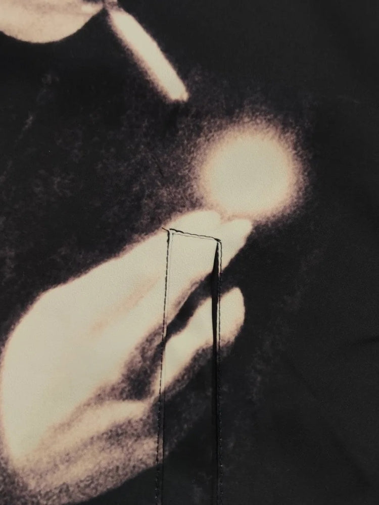 Smoking Girl Baseball Jacket