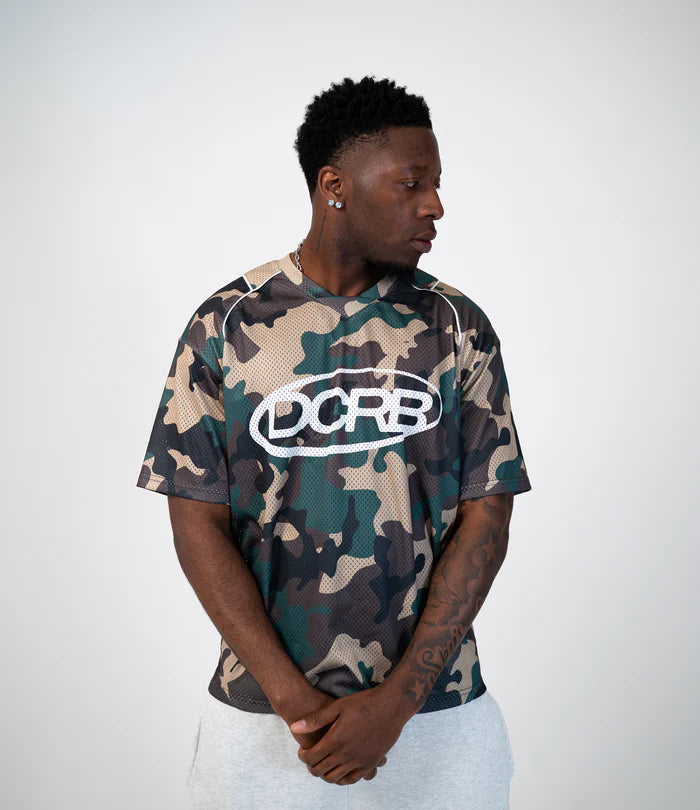 DCRB Camo Football Tee