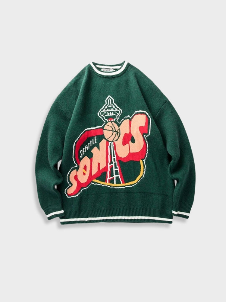Vintage Seattle Sonics Sweater