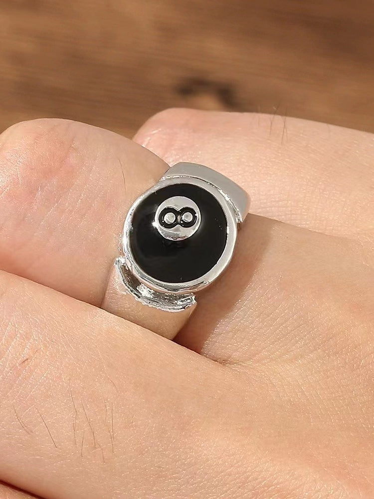 Vintage Adjustable 8Ball Ring