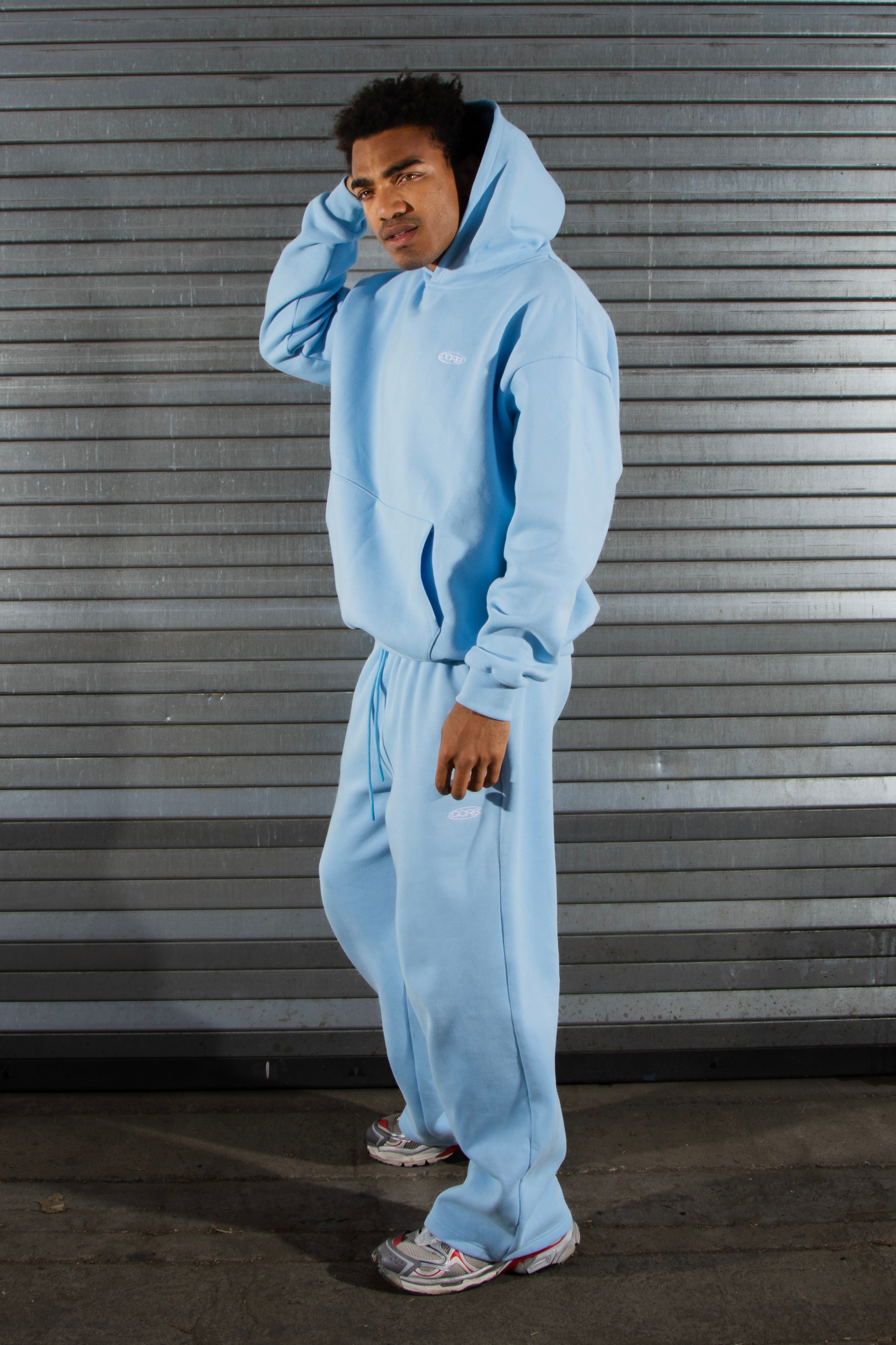 Baby Blue Tracksuit Set