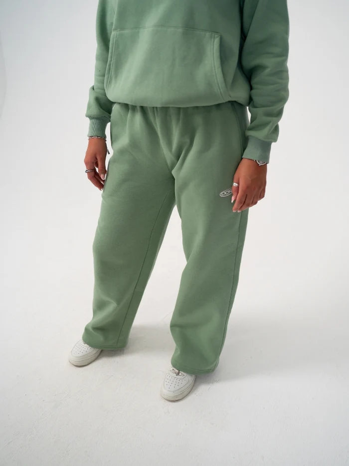 DCRB Tracksuit Open Leg Jogger - Light Green