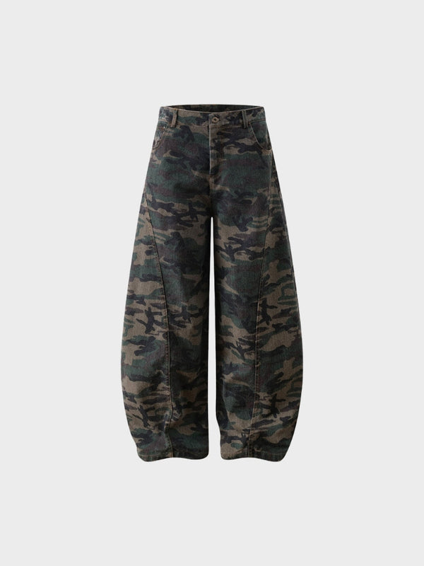 DCRB Camo Barrel Denim Jeans