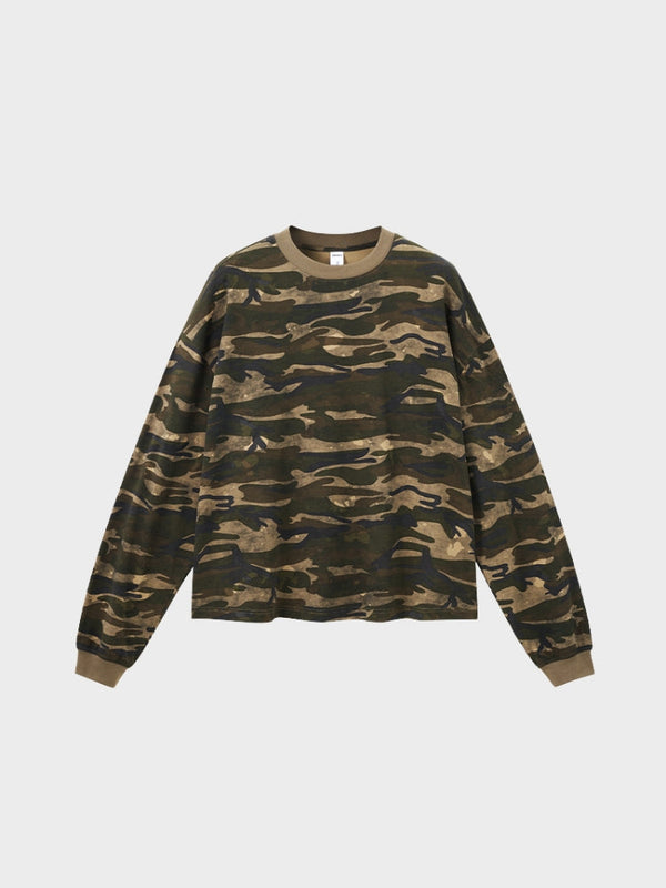 DCRB Camo Boxy Fit Longsleeve