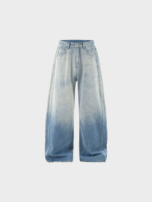 DCRB White Washed Baggy Denim