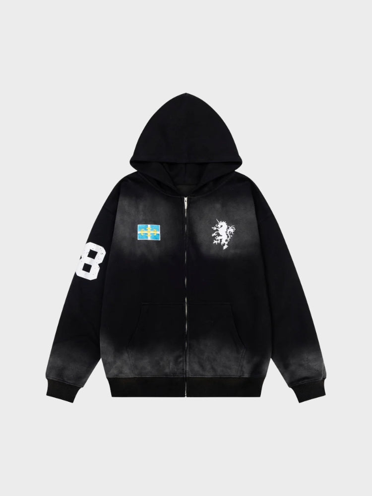 DCRB x Dark Havest Zip-Up Hoodie