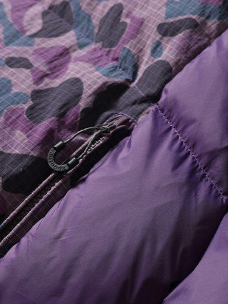 DCRB Cropped Camo Winter Parka