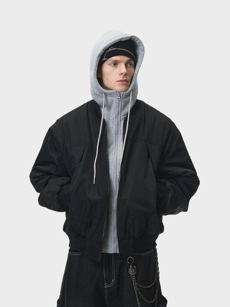 DCRB Reversable Black Baseball Jacket