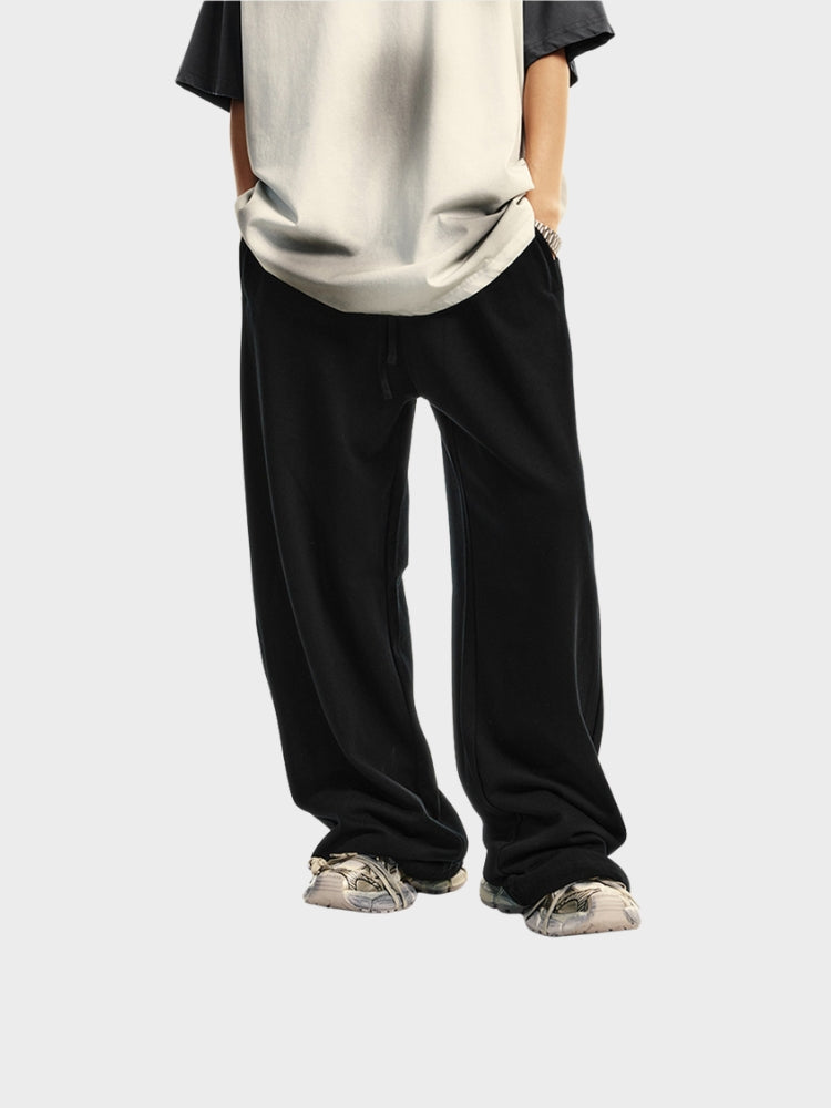 DCRB 380 GSM Striped Open Leg Joggers