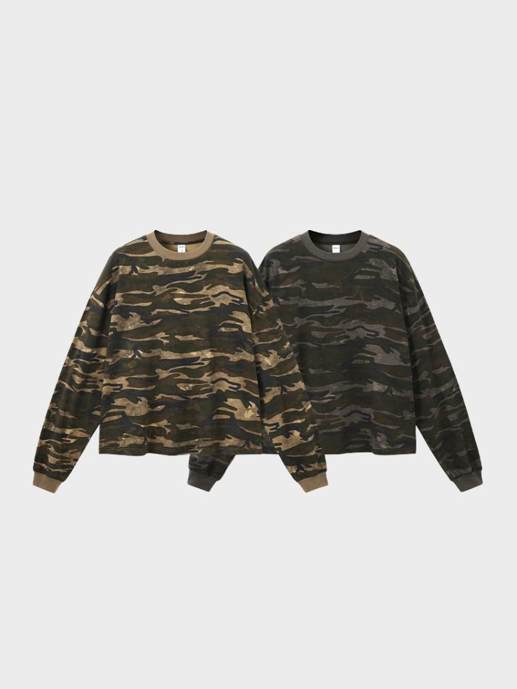 DCRB Camo Boxy Fit Longsleeve