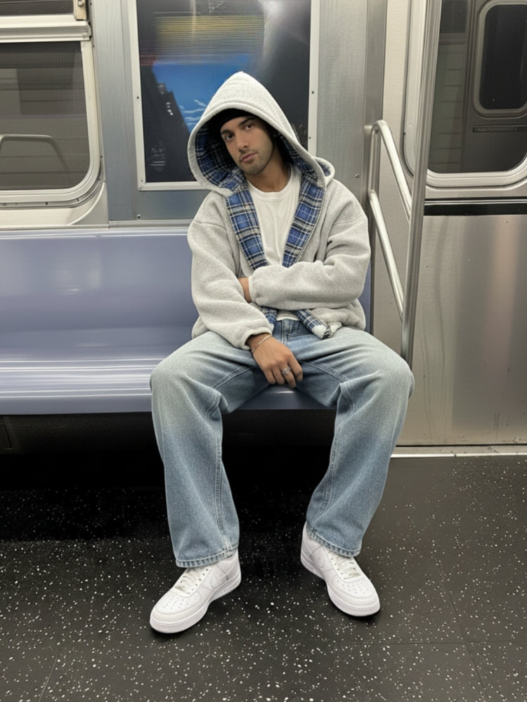 DCRB Inside Out Checkered Zipper