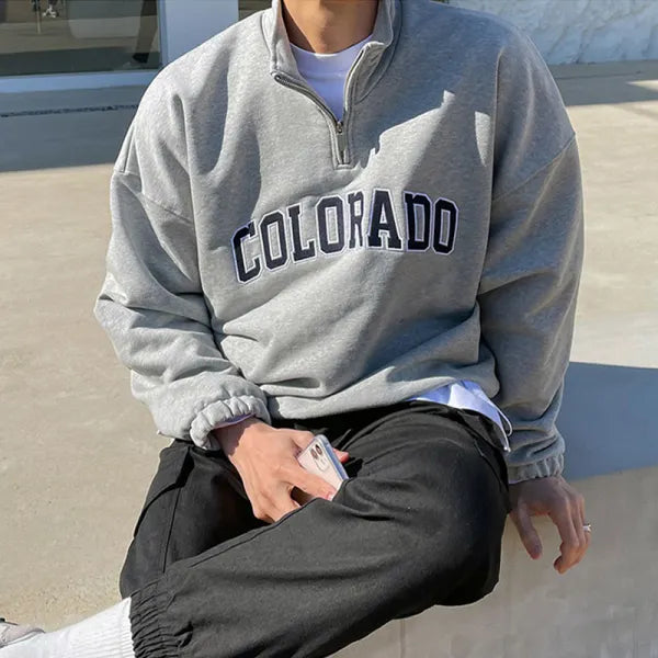 Vintage Colorado Pullover mit Zipper